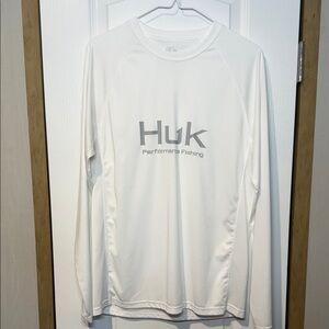 Huk White Performance Fishing Shirt